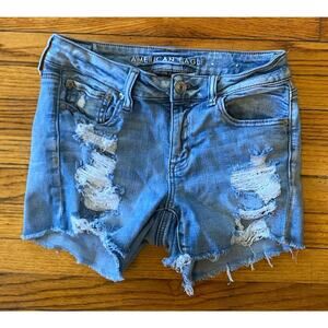 American Eagle Next Level Stretch Denim Jean Shorts Women’s 6